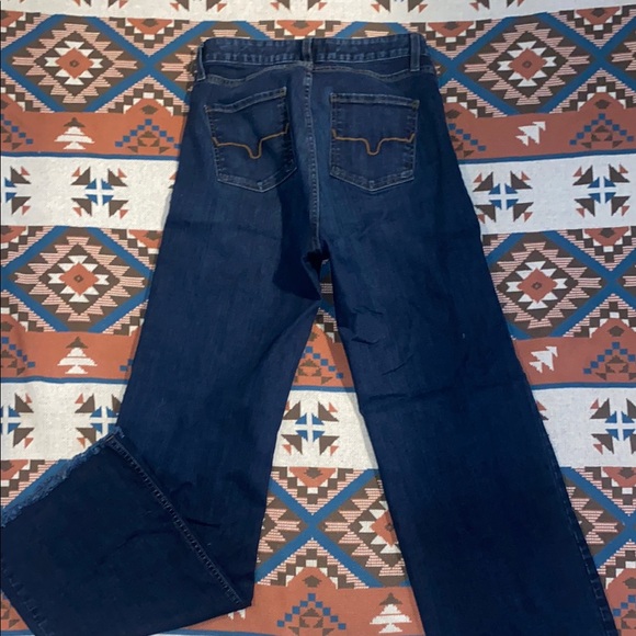 Kimes Livy High Rise Blue Wide Leg Jeans size 8/34 - Picture 4 of 6